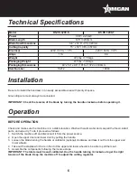 Предварительный просмотр 6 страницы Omcan BS-VE-3200-S Instruction Manual