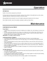 Предварительный просмотр 7 страницы Omcan BS-VE-3200-S Instruction Manual