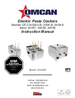 Omcan CE-CN-0002-B Instruction Manual preview