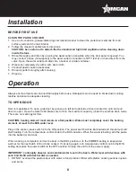 Preview for 8 page of Omcan CE-CN-0004-N Instruction Manual