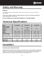 Предварительный просмотр 6 страницы Omcan CE-CN-0005-N Instruction Manual