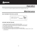 Предварительный просмотр 7 страницы Omcan CE-CN-0005 Instruction Manual