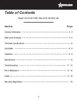 Preview for 2 page of Omcan CE-CN-0011-NG Instruction Manual