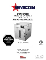 Omcan CE-CN-0012-E Instruction Manual предпросмотр