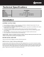 Предварительный просмотр 6 страницы Omcan CE-CN-0016G Instruction Manual