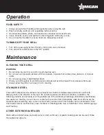 Preview for 12 page of Omcan CE-CN-0030-S LP Instruction Manual