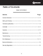 Preview for 2 page of Omcan CE-CN-0066-G Instruction Manual