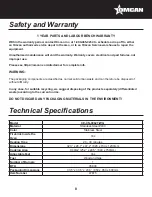 Preview for 8 page of Omcan CE-CN-0082T-WG Instruction Manual