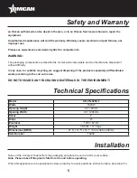 Preview for 5 page of Omcan CE-CN-0254-T Instruction Manual