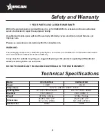 Предварительный просмотр 5 страницы Omcan CE-CN-0350-G Instruction Manual