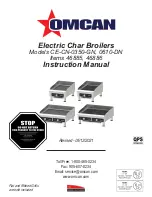 Предварительный просмотр 1 страницы Omcan CE-CN-0350-GN Instruction Manual