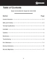 Preview for 2 page of Omcan CE-CN-0350-GN Instruction Manual