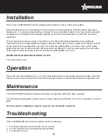 Предварительный просмотр 6 страницы Omcan CE-CN-0350-GN Instruction Manual