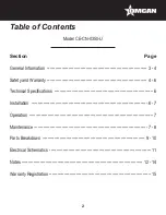 Preview for 2 page of Omcan CE-CN-0350-U Instruction Manual