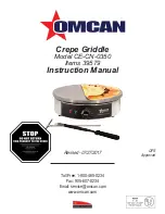 Omcan CE-CN-0350 Instruction Manual preview