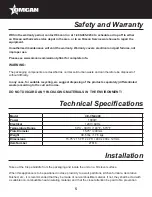 Предварительный просмотр 5 страницы Omcan CE-CN-0400 Instruction Manual