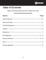 Preview for 2 page of Omcan CE-CN-0405 Instruction Manual