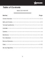 Preview for 2 page of Omcan CE-CN-0610-FR Instruction Manual