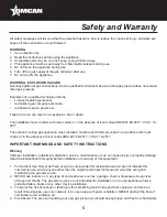 Preview for 5 page of Omcan CE-CN-0748 Instruction Manual