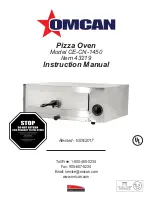 Omcan CE-CN-1450 Instruction Manual preview