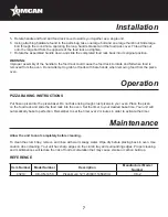 Предварительный просмотр 7 страницы Omcan CE-CN-1450 Instruction Manual