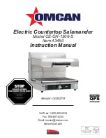 Omcan CE-CN-1506-S Instruction Manual preview