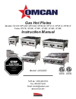 Omcan CE-CN-HP12-M Instruction Manual preview