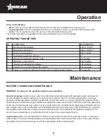 Preview for 9 page of Omcan CE-ES-0004-RH Instruction Manual