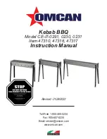 Omcan CE-IT-0291 Instruction Manual preview