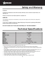 Preview for 5 page of Omcan CE-TW-0250 Instruction Manual