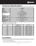 Предварительный просмотр 6 страницы Omcan CE-TW-0356 Instruction Manual