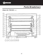 Предварительный просмотр 13 страницы Omcan CE-TW-0356 Instruction Manual