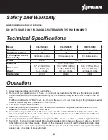 Предварительный просмотр 6 страницы Omcan CM-CN-0043 Instruction Manual