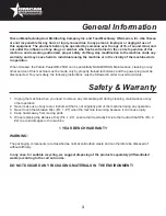 Предварительный просмотр 3 страницы Omcan DB-25HD Instruction Manual