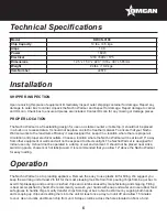 Предварительный просмотр 6 страницы Omcan DW-CN-0100 Instruction Manual