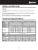 Preview for 6 page of Omcan DW-CN-0120-5 Instruction Manual