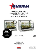 Omcan DW-CN-0120 Instruction Manual preview