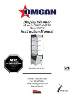 Omcan DW-CN-0220 Instruction Manual preview