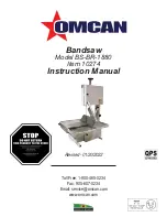 Preview for 1 page of Omcan Elite Series Instruction Manual