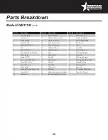 Preview for 20 page of Omcan FGS Technical Specifications