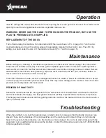 Preview for 7 page of Omcan FP-CN-0185 Instruction Manual