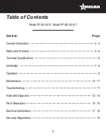 Preview for 2 page of Omcan FP-ES-0015 Instruction Manual