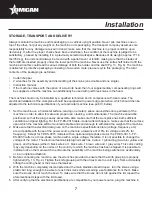 Preview for 7 page of Omcan FP-ES-0030 Instruction Manual