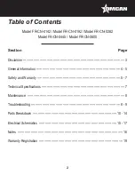 Preview for 2 page of Omcan FR-CN-0142 Instruction Manual