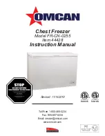 Omcan FR-CN-0255 Instruction Manual предпросмотр