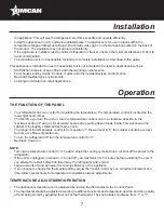 Preview for 7 page of Omcan FR-CN-0255 Instruction Manual