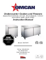 Preview for 1 page of Omcan FR-CN-0686-HC Instruction Manual