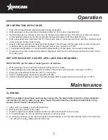 Preview for 7 page of Omcan FW-CN-0002-H Instruction Manual