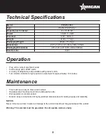 Preview for 6 page of Omcan FW-CN-0016 Instruction Manual