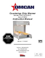 Omcan FW-CN-0300-C Instruction Manual предпросмотр